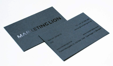 Marketing Lion Business card
